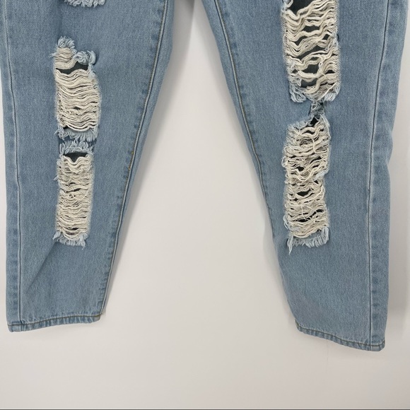 Polly by Princess Polly Destroyed Mom Jeans - Picture 5 of 9